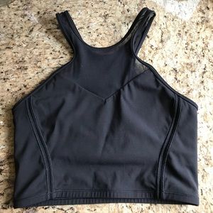 Lululemon Crop Top Sports Bra with Mesh